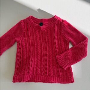 Like New BabyGap Toddler Girl Pink Knit Sweater